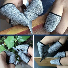 10pcs Cut Resistant Finger Cots Kitchen Work Sculpture Finger Protector