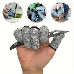 10pcs Cut Resistant Finger Cots Kitchen Work Sculpture Finger Protector