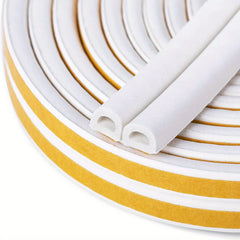 Foam Window Seal Strip Adhesive Weatherstrip Soundproofing - White