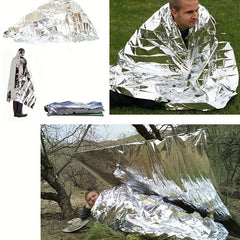 4pcs Emergency Survival Blanket Waterproof Insulation Foil Thermal Military Blan