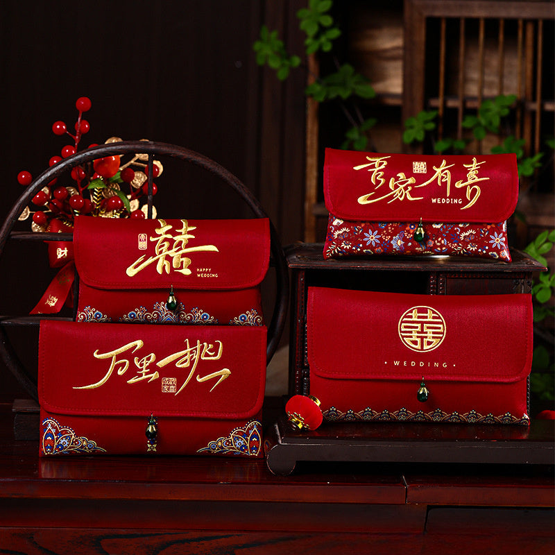Wedding Red Envelope Lucky Money Pocket Spring Decoration