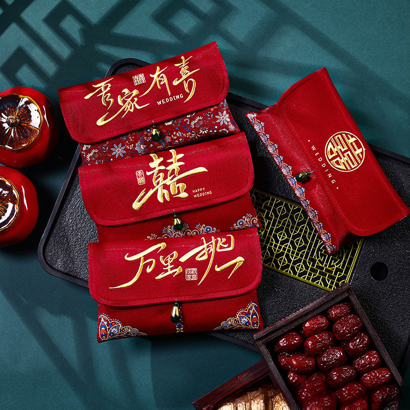 Wedding Red Envelope Lucky Money Pocket Spring Decoration