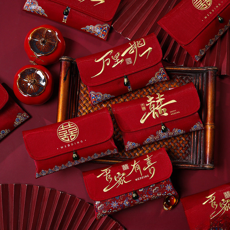 Wedding Red Envelope Lucky Money Pocket Spring Decoration