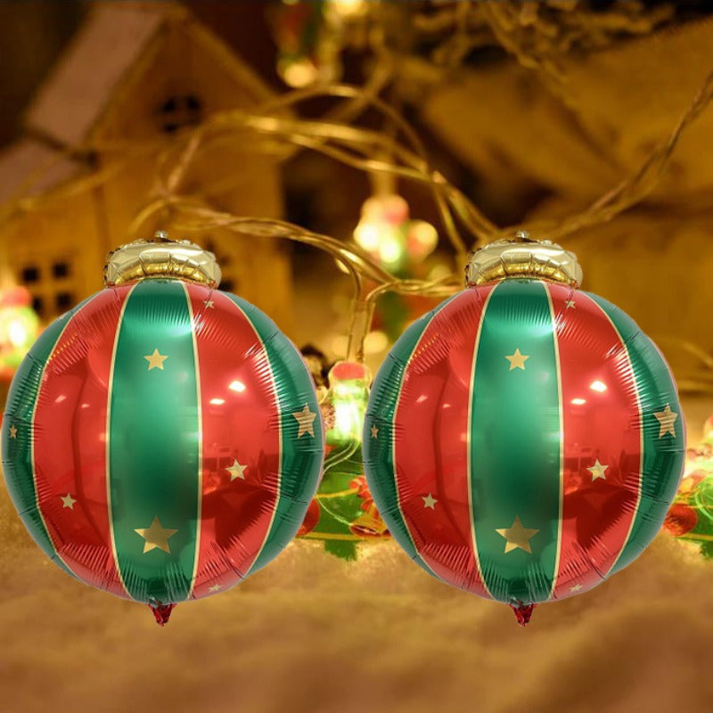 10pcs Christmas Hanging Balloons 68/58cm Party Decorative Supplies