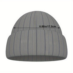 Knitted Beanie Hat with Ear Protection