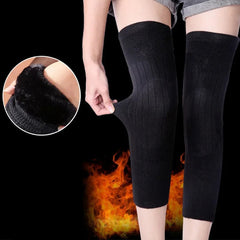2pcs Knee Pads Winter Warm Protection Double Thick Order Size Up
