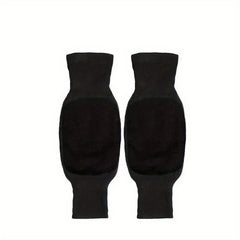 2pcs Knee Pads Winter Warm Protection Double Thick Order Size Up