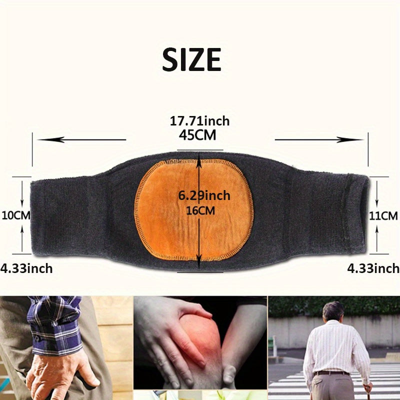 2pcs Knee Pads Winter Warm Protection Double Thick Order Size Up