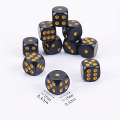 10 Round Corner Dice For Tabletop Games Halloween Christmas