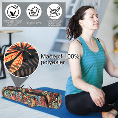 Colorful Yoga Mat Carrier Bag Adjustable Shoulder Strap