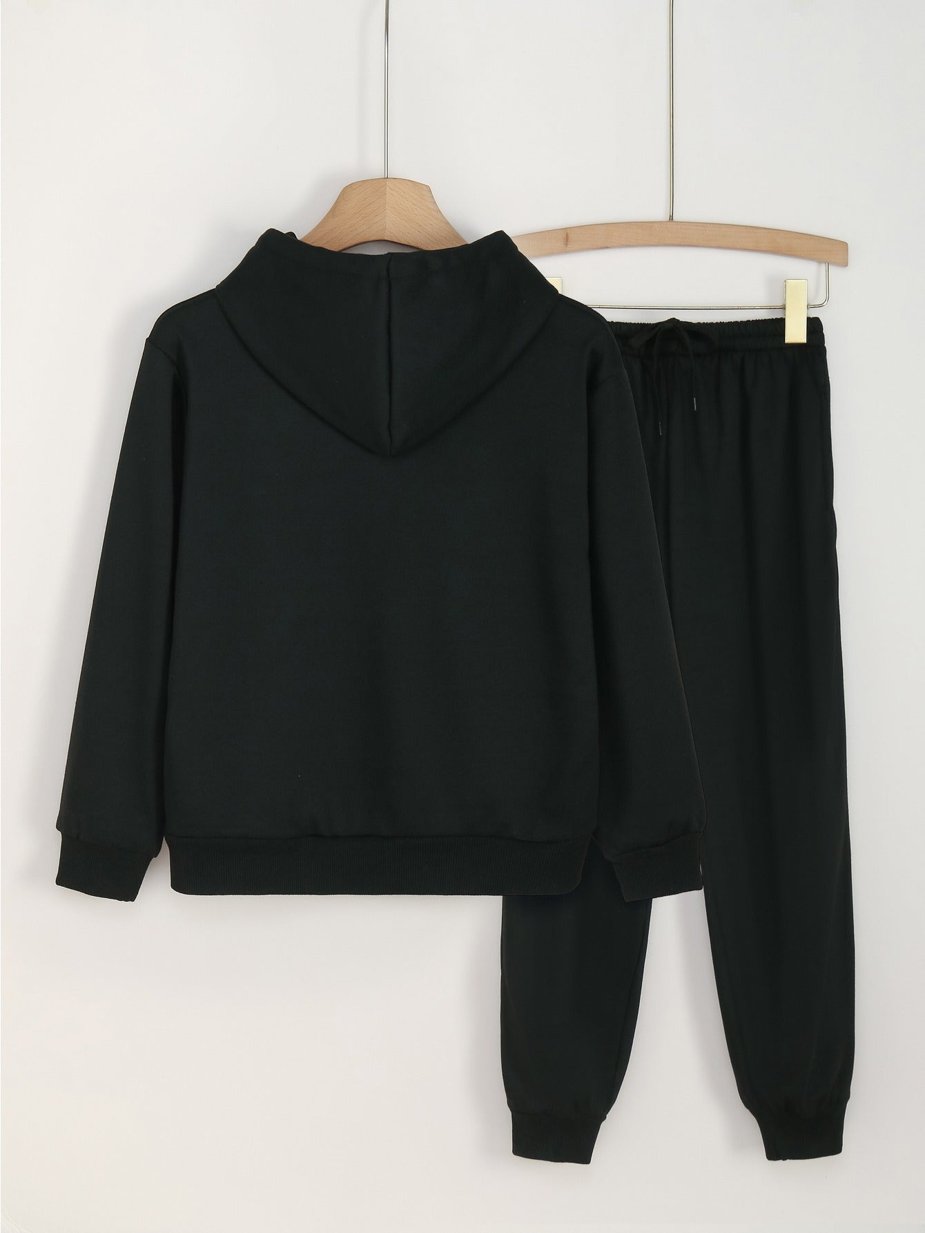 Girls Long Sleeve Hoodie & Elastic Waist Sweatpants 2pcs