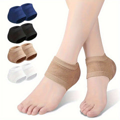 2pcs Gel Heel Protector Silicone Heel Pads Heel Socks Plantar Fasciitis Support