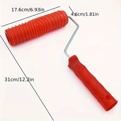Rubber Wood Grain Pattern Paint Roller DIY Paint Texture Pigment Printing Roller