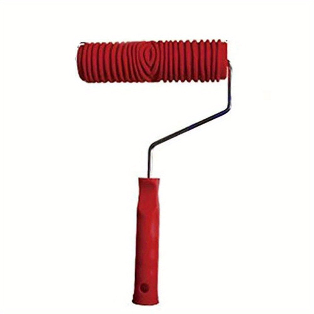 Rubber Wood Grain Pattern Paint Roller DIY Paint Texture Pigment Printing Roller