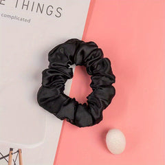10pcs Silky Satin Scrunchies Hair Ties Elastic Hair Rope Accessories