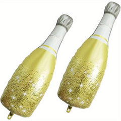 2pcs Champagne Bottle Foil Balloon for Party Decor