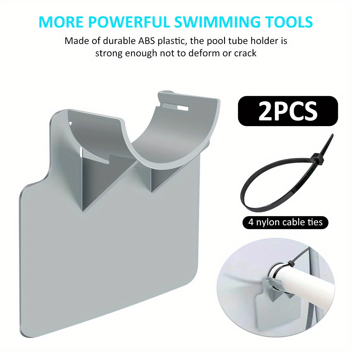 6pcs Pool Pipe Holder Kit for 2-3 Diameter Hose