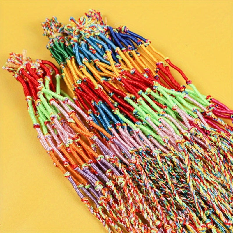 Colorful Woven Rope String Bracelet Ankles Pack for Birthday Party Favors