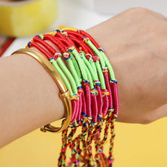 Colorful Woven Rope String Bracelet Ankles Pack for Birthday Party Favors
