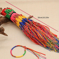 Colorful Woven Rope String Bracelet Ankles Pack for Birthday Party Favors