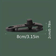 10pcs Heavy Duty Tarpaulin Clips & Buckles For Secure Camping