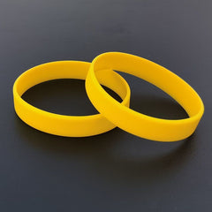 2 Pcs Silicone Bracelet Minimalist Sporty Stylish Rubber Wristband