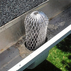 9pcs Roof Gutter Protection Filter 8.89 Cm Flexible Aluminum Filter
