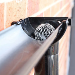 9pcs Roof Gutter Protection Filter 8.89 Cm Flexible Aluminum Filter
