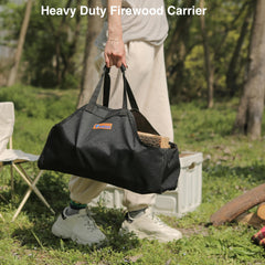 Durable Firewood Storage Bag for Camping Fishing Picnic