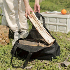 Durable Firewood Storage Bag for Camping Fishing Picnic