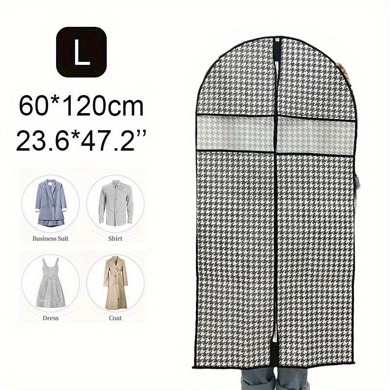 Large Capacity Suit Dust Cover Bag With Window Household Storage Organizer