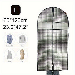 Large Capacity Suit Dust Cover Bag With Window Household Storage Organizer