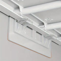 2pcs Adhesive Shelf Holder for Kitchen Cabinet Book Storage