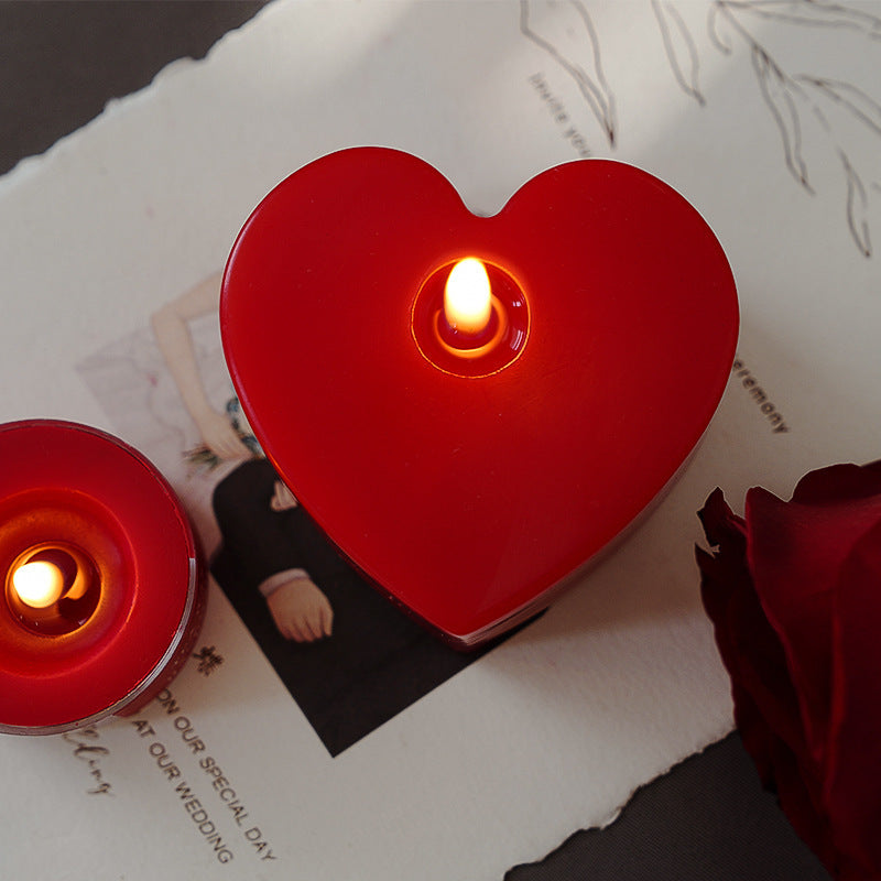 Heart Aromatherapy Candle - Wedding Heart Shaped Gift