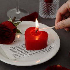 Heart Aromatherapy Candle - Wedding Heart Shaped Gift