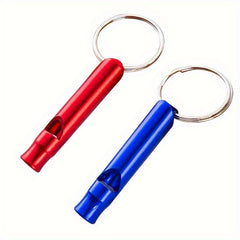 2pcs Aluminum Emergency Whistles for Outdoor Survival