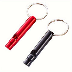 2pcs Aluminum Emergency Whistles for Outdoor Survival
