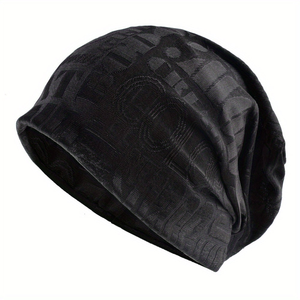 Dual Purpose Pullover Beanie Hat Neck Gaiter Slouchy Hat