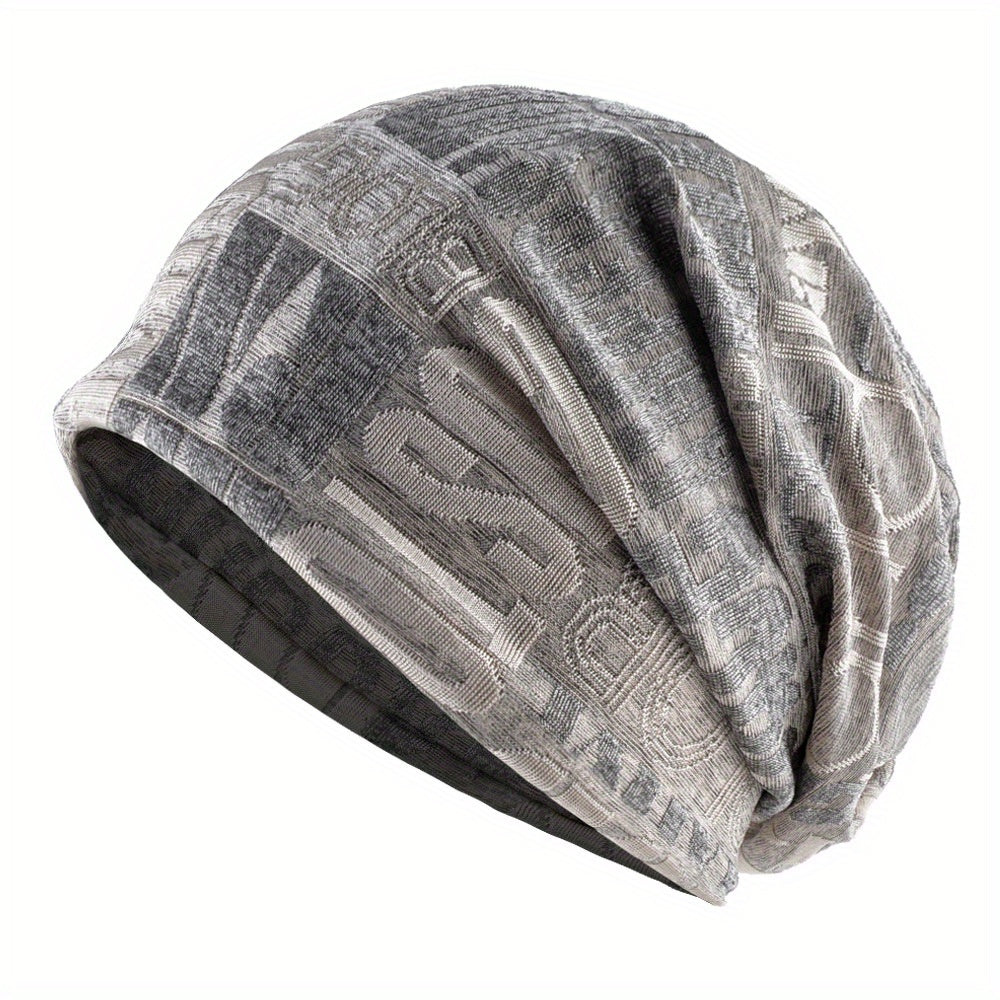 Dual Purpose Pullover Beanie Hat Neck Gaiter Slouchy Hat