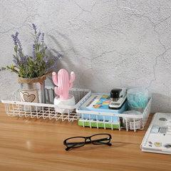 Double Layer Storage Basket Kitchen Vegetable Fruit Bread Snack Basket