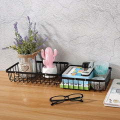 Double Layer Storage Basket Kitchen Vegetable Fruit Bread Snack Basket