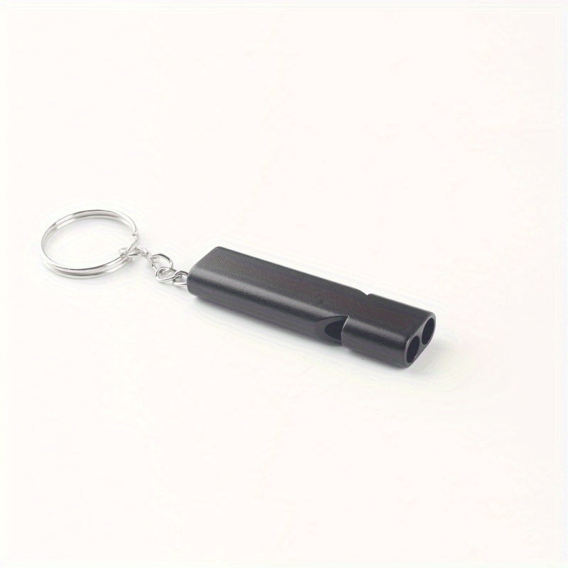 2pcs Double Frequency Alloy Aluminum Emergency Whistle