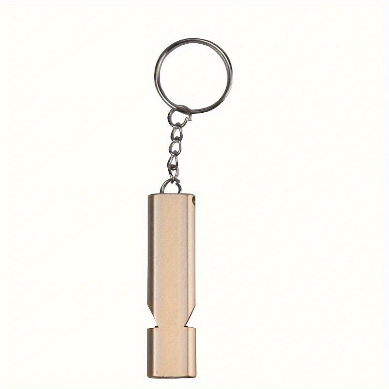 2pcs Double Frequency Alloy Aluminum Emergency Whistle