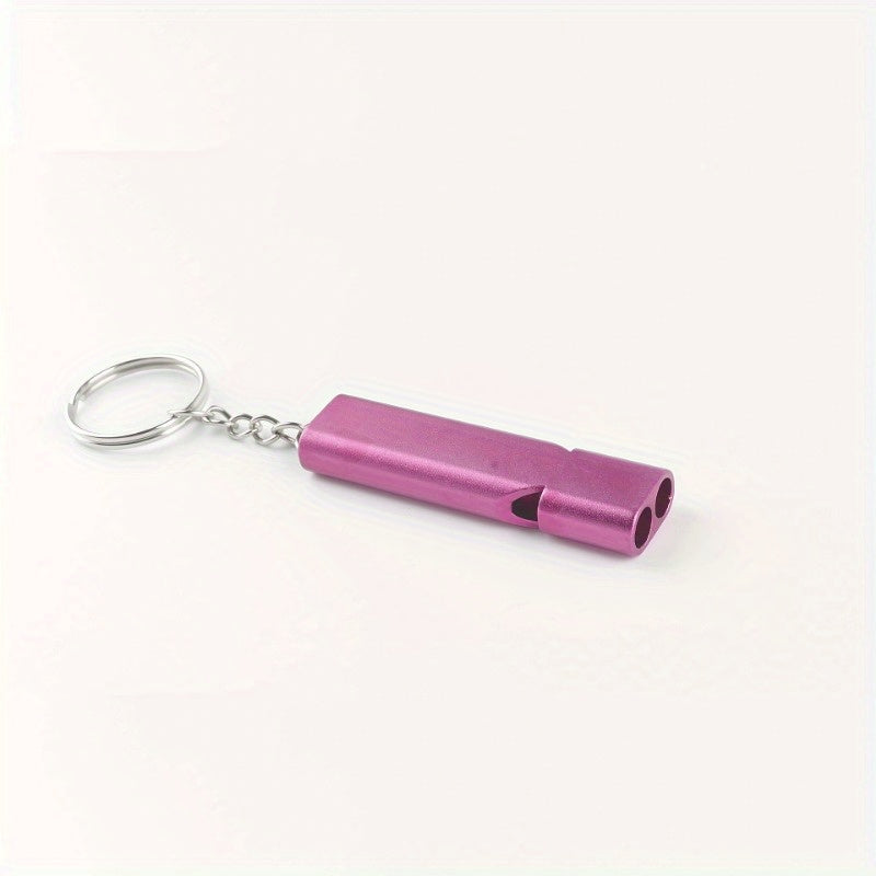 2pcs Double Frequency Alloy Aluminum Emergency Whistle