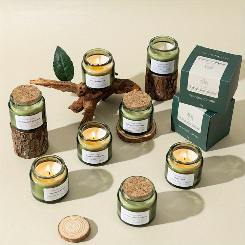 Scented Candle Soy Wax Glass Wedding Fragrance Candle Home Decor