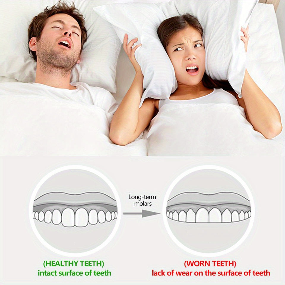 2pcs Mouthguard For Grinding Teeth Prevent Grinding Sleep Device