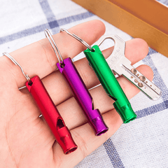 3pcs Metal Fire Outdoor Survival Whistle for Refereeing