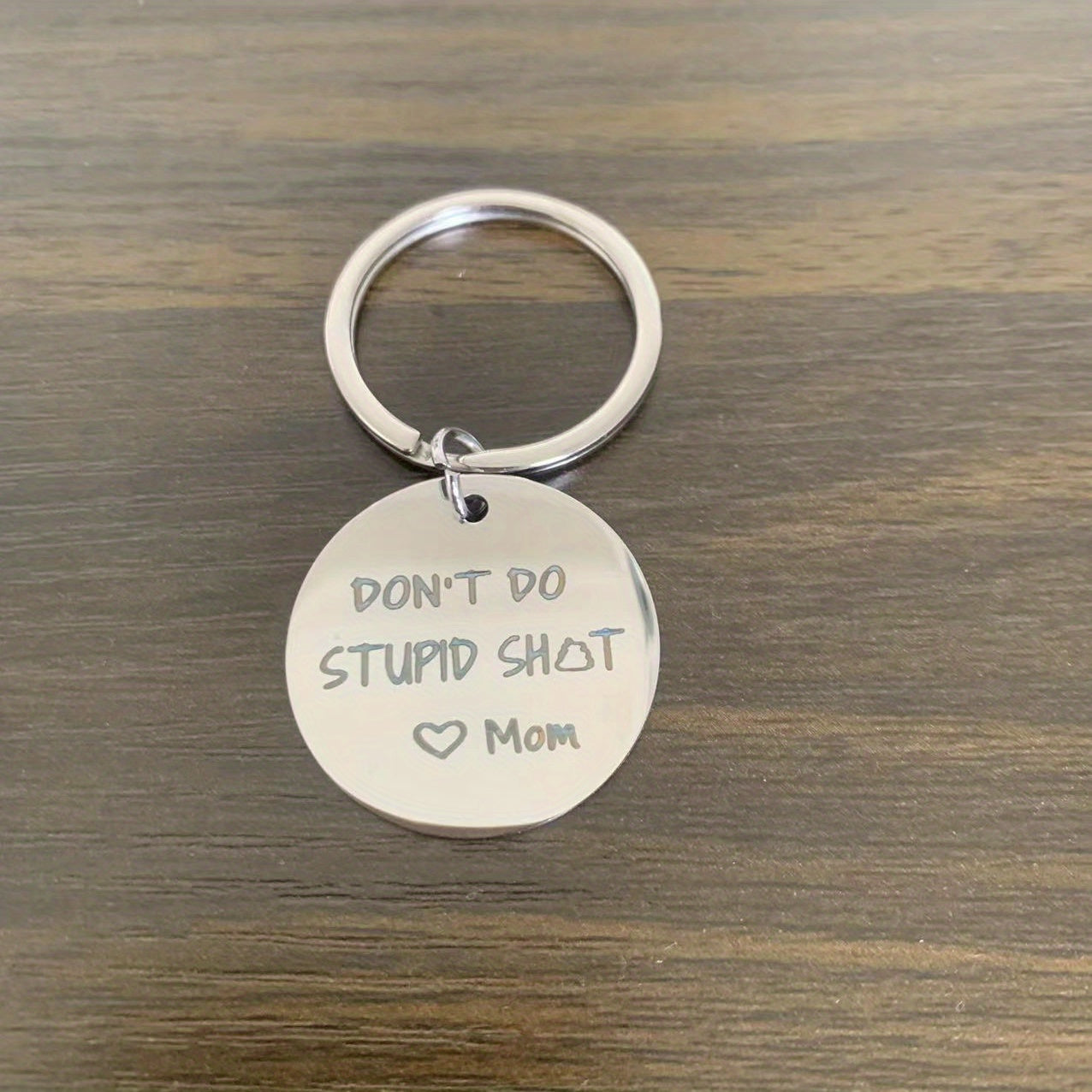Metal Keychain Pendant For Son Or Daughter - Christmas, Birthday Gift
