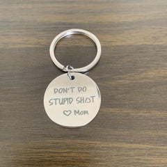Metal Keychain Pendant For Son Or Daughter - Christmas, Birthday Gift