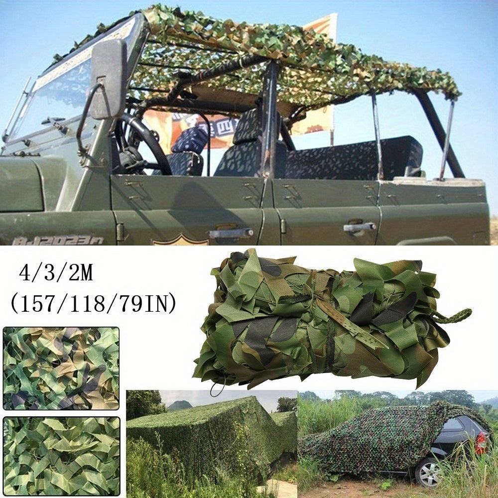 2M Camouflage Net Flame Retardant Camo Netting for Outdoor Games